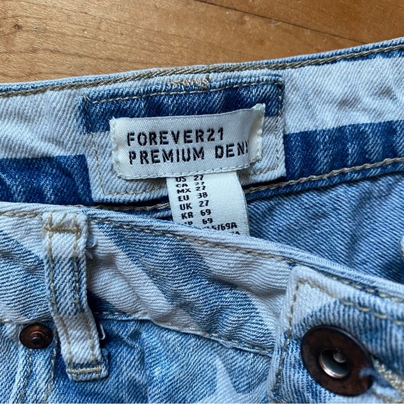 F21 4th of July Denim Shorts - Picture 2 of 4